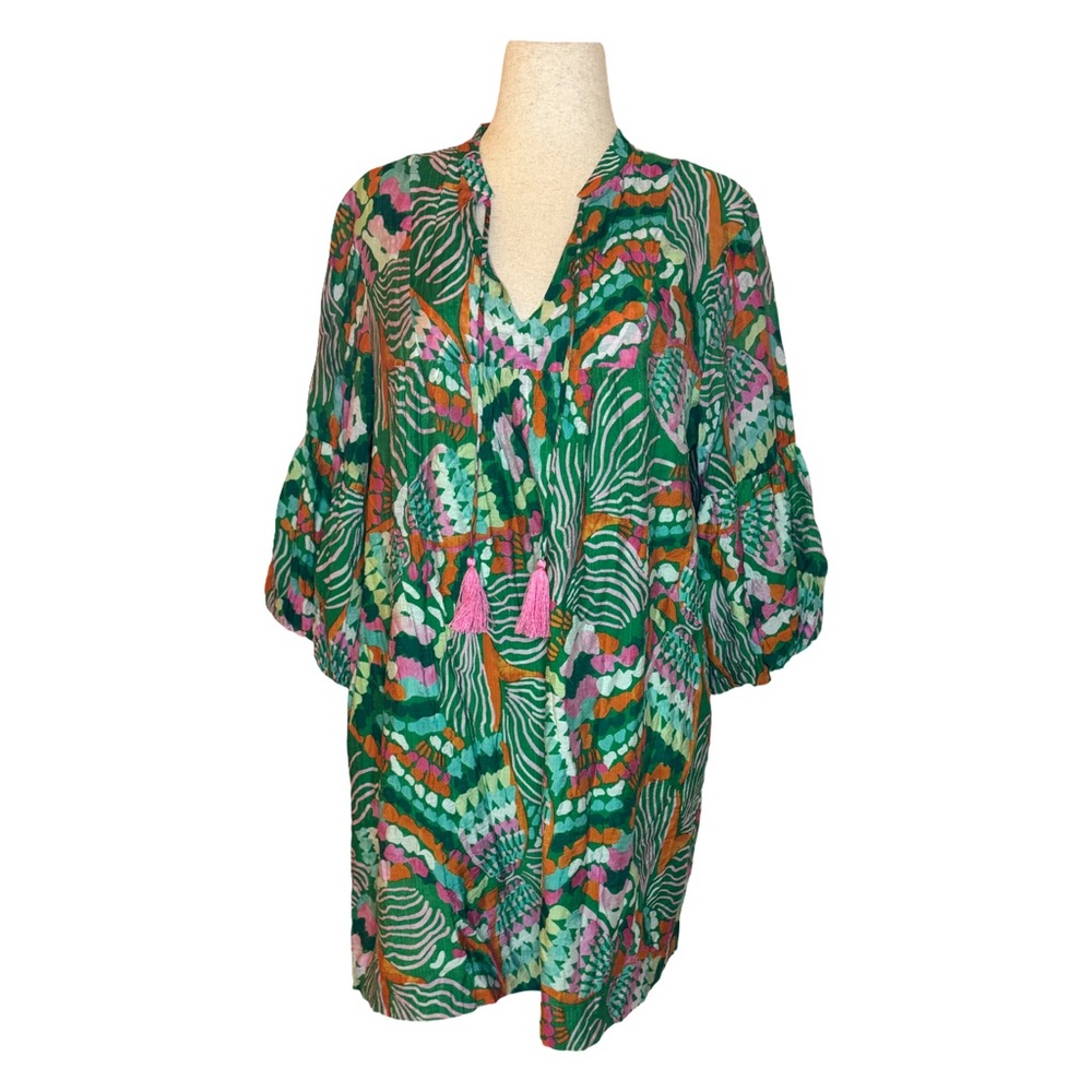 NWOT Jade Colorful Patterned Tunic Dress